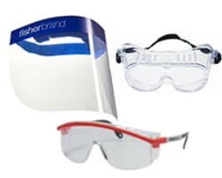 Safety Glasses, Goggles & Face Shields